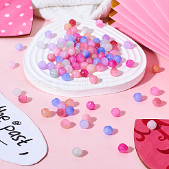 120шт 6 цвета акриловые бусины&nbsp;SACR-TA0001-26