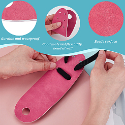 Плоские защитные накладки на носок из замши&nbsp;AJEW-WH0270-860B-05