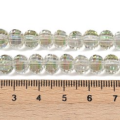 Гальванизируйте прозрачное стекло бисер нитей EGLA-B011-08A-HR04