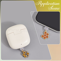 10 шт. 5-х стильный эмалированный кулон-украшение из сплава&nbsp;HJEW-SC00167