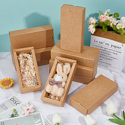 Складные ящики из крафт-бумаги&nbsp;LS-CON-WH0110-66A