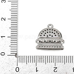 Латунные микропаве прозрачные подвески с фианитом&nbsp;LS-KK-L238-16P