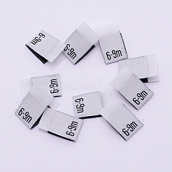 Размер этикеток на одежду для новорожденных FIND-WH0062-13A