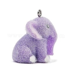 Подвески из флокированной смолы&nbsp;LS-RESI-P044-02B-P