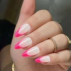 Пресс из АБС-пластика с полным покрытием на накладных ногтях DIY-CJC0006-12B