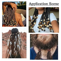 100 шт. 4-х цветные крашеные бусины из натурального кленового дерева&nbsp;WOOD-YW0001-30