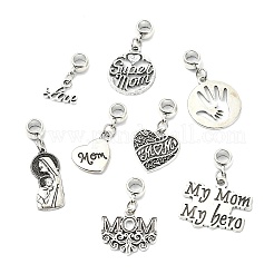 80 pz 8 stile lega europeo pendenti charms&nbsp;PALLOY-CJ00192