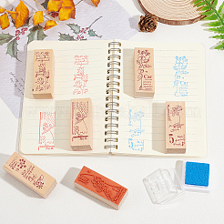 Timbres en bois&nbsp;AJEW-OC0001-66A