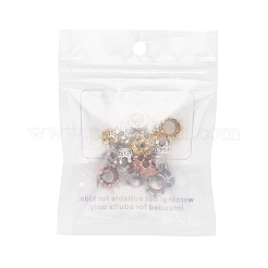 16 шт. 4 цвета бусины из сплава в тибетском стиле FIND-FS0001-09M