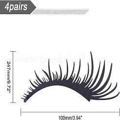 Водонепроницаемая наклейка для украшения ресниц домашних животных&nbsp;DIY-WH0273-33