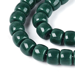Chapelets de perles en verre opaques&nbsp;GLAA-NH0002-B12