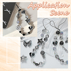 120 г гальванизированных непрозрачных акриловых бусин OACR-SP0001-78A