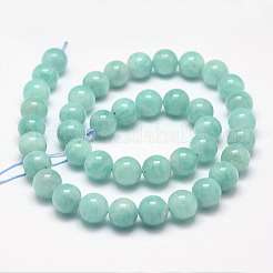 Естественно амазонит шарик нити&nbsp;G-P204-02-10mm