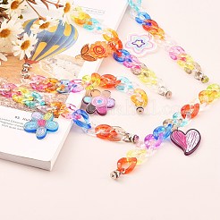 Акриловая цепочка для телефона с цепочкой HJEW-JM00504