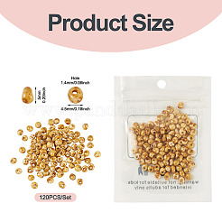 Perles de rocaille en verre picasso&nbsp;SEED-TADJ0001-05E
