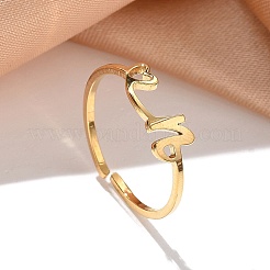 Anillos de puño de acero inoxidable 304 para mujer&nbsp;RJEW-D285-01G-N