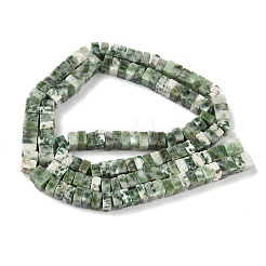 Натуральные зеленые пятна яшмовых нитей G-I394-A04