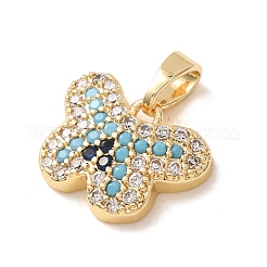 Messing Strass Anhänger&nbsp;RB-CBA2C2D-06G