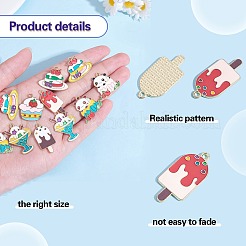 Подвески из сплава эмали 20шт 10 стиля&nbsp;ENAM-SZ0003-28