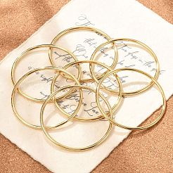 Ensemble de bracelets unis en acier inoxydable 201 pour femmes&nbsp;BJEW-L664-022A-G02