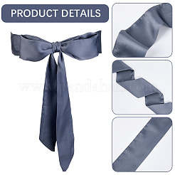 Длинный полиэстеровый шелковый шарф для женщин и девочек&nbsp;AJEW-WH20022-48A