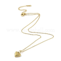 Ионное покрытие(ip) 304 нержавеющая сталь подвески ожерелья для женщин NJEW-B080-04G-1