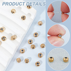 80 шт. 2 бусины из нержавеющей стали 201 STAS-UN0052-10