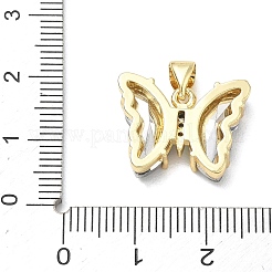 Pendentifs en laiton zircon cubique transparent&nbsp;CU-CBA83A6-05G-14