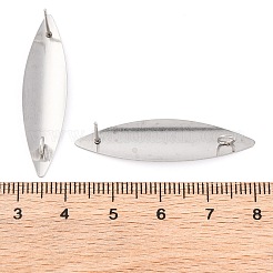 Фурнитура для сережек-гвоздиков из нержавеющей стали 304&nbsp;STAS-H226-05P