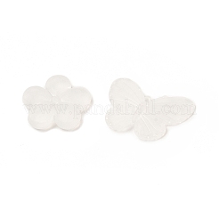 Матовые прозрачные акриловые бусины&nbsp;X-OACR-U006-03A