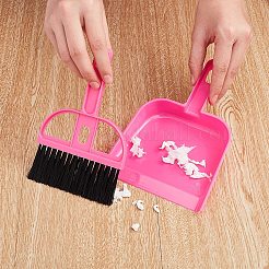 Dreieckige Toilettentrainer-Ecke aus Kunststoff für kleine Tiere&nbsp;AJEW-GA0001-34A