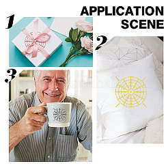 12 Stück Mandala-Blumen-Zeichenschablonen aus Kunststoff in 3 Größen&nbsp;DIY-GF0007-78