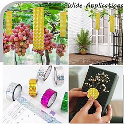 50 м лазерные блестящие бопп-пластмассовые декоративные клейкие ленты для альбома для вырезок&nbsp;AJEW-WH20002-57B-03