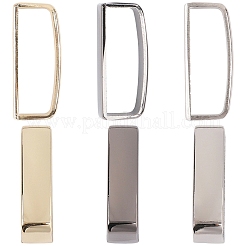6 шт. 3 стиля держателей петель из цинкового сплава&nbsp;AJEW-DJ0004-31