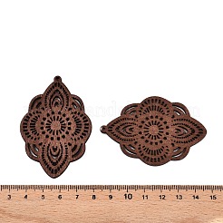 Большие подвески из натурального дерева тополь WOOD-N016-26B