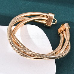 Железные круглые змеиные цепи BJEW-G741-02KCG