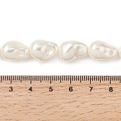 Нити бусин из гальванизированного непрозрачного стекла&nbsp;EGLA-H113-08C