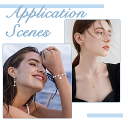 30шт латунные подвески из кубического циркония с микро-паве KK-FH0007-32