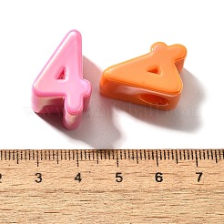 Непрозрачные акриловые бусины с УФ-покрытием&nbsp;SACR-Z007-02E