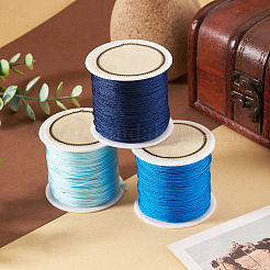 3 rollo de cordón trenzado de nailon de 3 colores&nbsp;NWIR-TA0001-43A