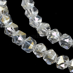 Ab цветные стеклянные бусины&nbsp;EGLA-L018-B-AB08