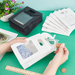 24 шт. подарочные пакеты из прямоугольной бумаги двух цветов ABAG-NB0001-80