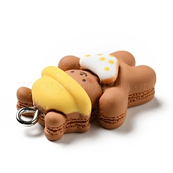 Подвески из непрозрачной смолы RESI-G043-F02