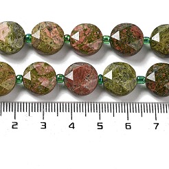 Природные Unakite бисер нитей G-NH0004-026