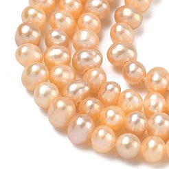 Нити из натурального культивированного пресноводного жемчуга&nbsp;PEAR-L034-02