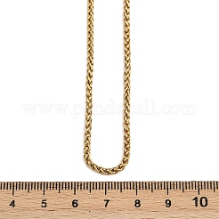 Ожерелья из цепочек из нержавеющей стали 304 для унисекс NJEW-K395-01A-G