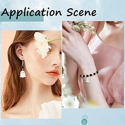 14шт 7 цвета непрозрачные акриловые бусины&nbsp;MACR-YW0004-10