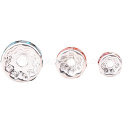 Латунь марки А стразы Rondelle разделительные бусины&nbsp;KK-PH0010-24S-NF