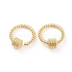 Латунные брелоки с карабином&nbsp;X-KK-L197-03G