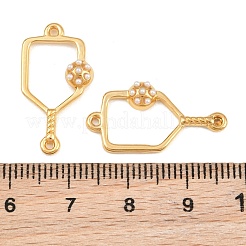 Dijes conectores de perlas de acero inoxidable 304 y plástico ABS para deportes&nbsp;SA-CBA4809-04G